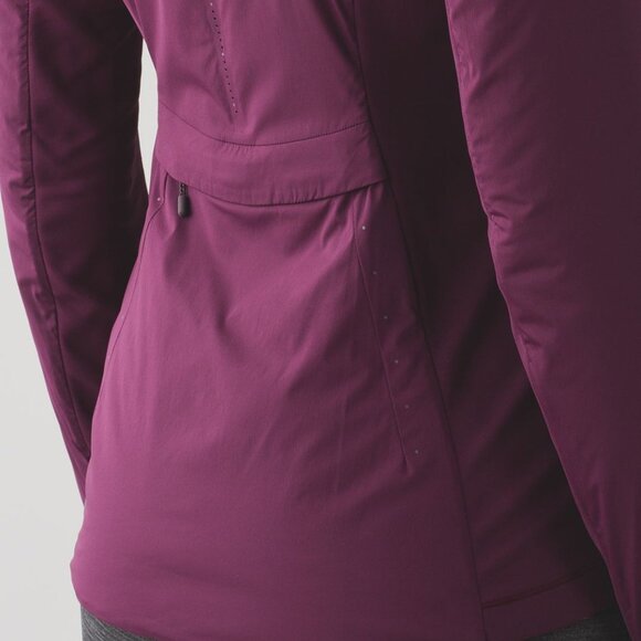 Lululemon Women's Run For Cold Jacket - Plum - Picture 5 of 11